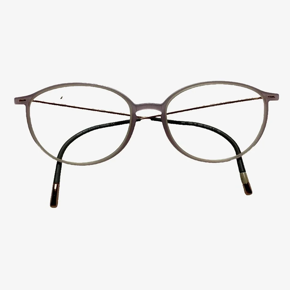 Silhouette SPX 1580 Eyeglasses Pink Gray 75 6530 Frames 50-16-140 Austria